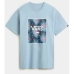 Camiseta de Manga Corta Hombre Vans MN CLASSIC PRINT BOX VN0A5E7YCZI1 Azul