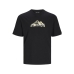 Kortarmet T-skjorte til Menn Jack & Jones JCOMOUNTAIN LOGO TEE SS CREW NECK 12262220 Svart