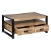 Mesa de apoio MARA Preto Natural 100 x 60 x 45 cm 100 x 45 x 60 cm