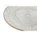 Assiette plate Home ESPRIT Transparent Doré Verre 33 x 33 x 9,4 cm