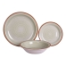 Dinnerware Set Home ESPRIT Blue Green Multicolour Pink Amber Stoneware 26,5 x 26,5 x 3 cm 27,5 x 27,5 x 3 cm 18 Pieces