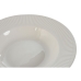 Evőeszközök Home ESPRIT Fehér Porcelán Csíkok 27 x 27 x 2 cm 18 Darabok