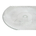 Assiette plate Home ESPRIT Transparent Verre 26 x 26 x 8 cm