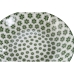 Bordenset Home ESPRIT Wit Groen Porselein 20 x 20 x 4 cm