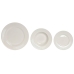 Assiettes Home ESPRIT Blanc Porcelaine Rayures 27 x 27 x 2 cm 18 Pièces