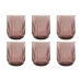 Sett med glass Home ESPRIT Rosa Krystall (6 enheter)