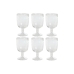 Set di Bicchieri Home ESPRIT Trasparente Cristallo 300 ml 8 x 8 x 14 cm (6 Unità)