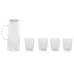 Set di Bicchieri Home ESPRIT Trasparente polipropilene Vetro Borosilicato 245 ml