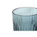 Set van bekers Home ESPRIT Blauw Kristal 8 x 8 x 14,5 cm (6 Stuks)