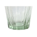 Glazenset Home ESPRIT Groen Kristal 280 ml (6 Stuks)