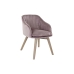 Cadeira de Sala de Jantar DKD Home Decor Cor de Rosa Natural 56 x 55 x 70 cm 56 x 55 x 74 cm 56 x 47 x 72,5 cm