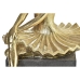 Decoratieve figuren DKD Home Decor Ballerina Gouden Hars Donker grijs (21,5 x 23 x 32 cm)