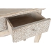 Console DKD Home Decor Wit Natuurlijk Mangohout 91 x 42 x 81 cm