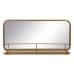 Wall mirror Golden 55,5 x 10,5 x 28,5 cm