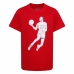 Maglia a Maniche Corte per Bambini Jordan Air Jordan Dots Ss Rosso