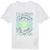 Børne Kortærmet T-shirt Converse Boyfriend Graphicrt Hvid