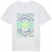 Barn T-shirt med kortärm Converse Boyfriend Graphicrt Vit