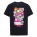 Camiseta de Manga Corta Infantil Converse Boyfriend Graphicrt Negro