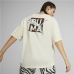 Camiseta de Manga Corta Mujer Puma Animal Remix Blanco