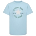 Camiseta de Manga Corta Infantil Converse Sustainable Core Sse Azul cielo