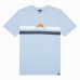 Camiseta de Manga Corta Hombre Ellesse Aprel Cian