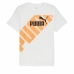 Heren-T-Shirt met Korte Mouwen Puma Power Graphic