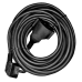 Cable alargador EDM 23604 Negro Flexible