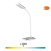 Stolná lampa EDM 30115 Striebristý Polypropylén 7 W 400 lm 9 x 13 x 33 cm Flexo/Stolná lampa