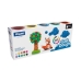 Jogo de Plasticina Milan Soft dough 913510B Amarelo Azul Multicolor 85 g Vegetal (10 Unidades)