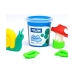 Plasticine Spel Milan Soft dough 913510B Geel Blauw Multicolour 85 g Plantaardig (10 Stuks)