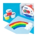 Plasticine Spel Milan Soft dough 913510B Geel Blauw Multicolour 85 g Plantaardig (10 Stuks)