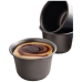 Molde para Flan Quid Sweet Grey Negro Metal 9,5 cm (24 Unidades)