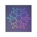 Christmas bauble Lifetime RGB Snowflakes 50 x 43 cm LED RGB