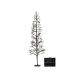 Árbol de Navidad Lumineo Negro 120 cm MicroLED