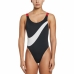 Costume da Bagno Donna Nike Scoop Neck Nero