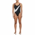 Costume da Bagno Donna Nike Scoop Neck Nero