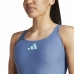 Women’s Bathing Costume Adidas 3 Bars Suit Blue