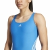 Costume da Bagno Donna Adidas 3S Azzurro