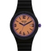 Horloge Heren Hip Hop HWU1082 Zwart Oranje