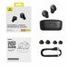 Auriculares com microfone Baseus Preto