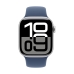 Умные часы Apple Series 10 GPS Серебряный 1,77