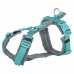 Arnês para Cães Trixie Premium Trekking Grafite Azul Claro M L