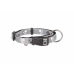 Hondenhalsband Trixie Silver Reflect Zwart Grijs M/L 35-55 cm