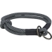 Trainingshalsbanden voor honden Trixie Soft Rope Zwart Grijs M 45 cm