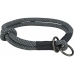 Collier d'entraînement pour chiens Trixie Soft Rope Noir Gris XS/S 30 cm