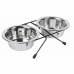 Dog Feeder Trixie Eat on Feet Stainless steel 200 ml Double 2 x 200 ml 11 cm