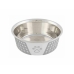 Dog Feeder Trixie White Grey Silicone Stainless steel 750 ml