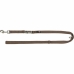 Adjustable dog leash Trixie Premium Hazelnut M/L