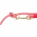 Adjustable dog leash Trixie Soft Rope Red Cream S S/XL