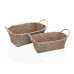 Set di Cestini Versa Alghe marine 20 x 12 x 30 cm